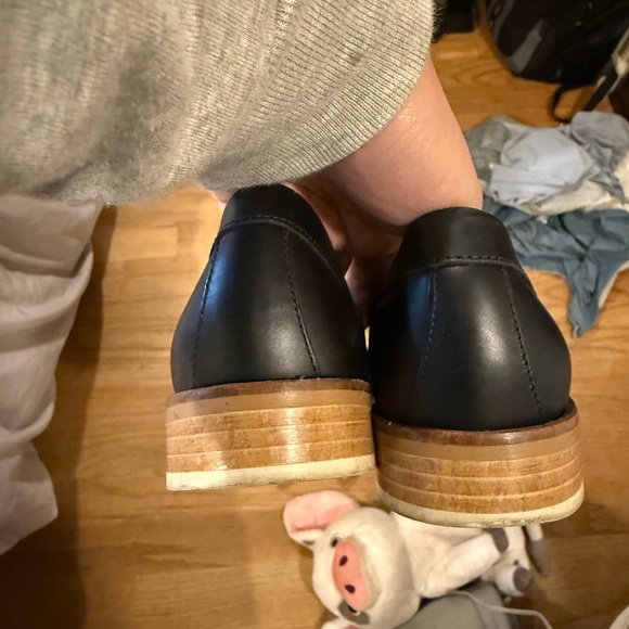 Black Leather Loafers - Picture 3 of 3